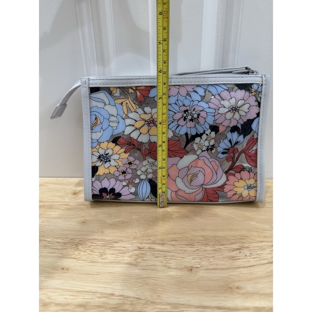 Vera Bradley Women's Outlet Aloha Blooms Clear Beach Wristlet - Picture 6 of 6